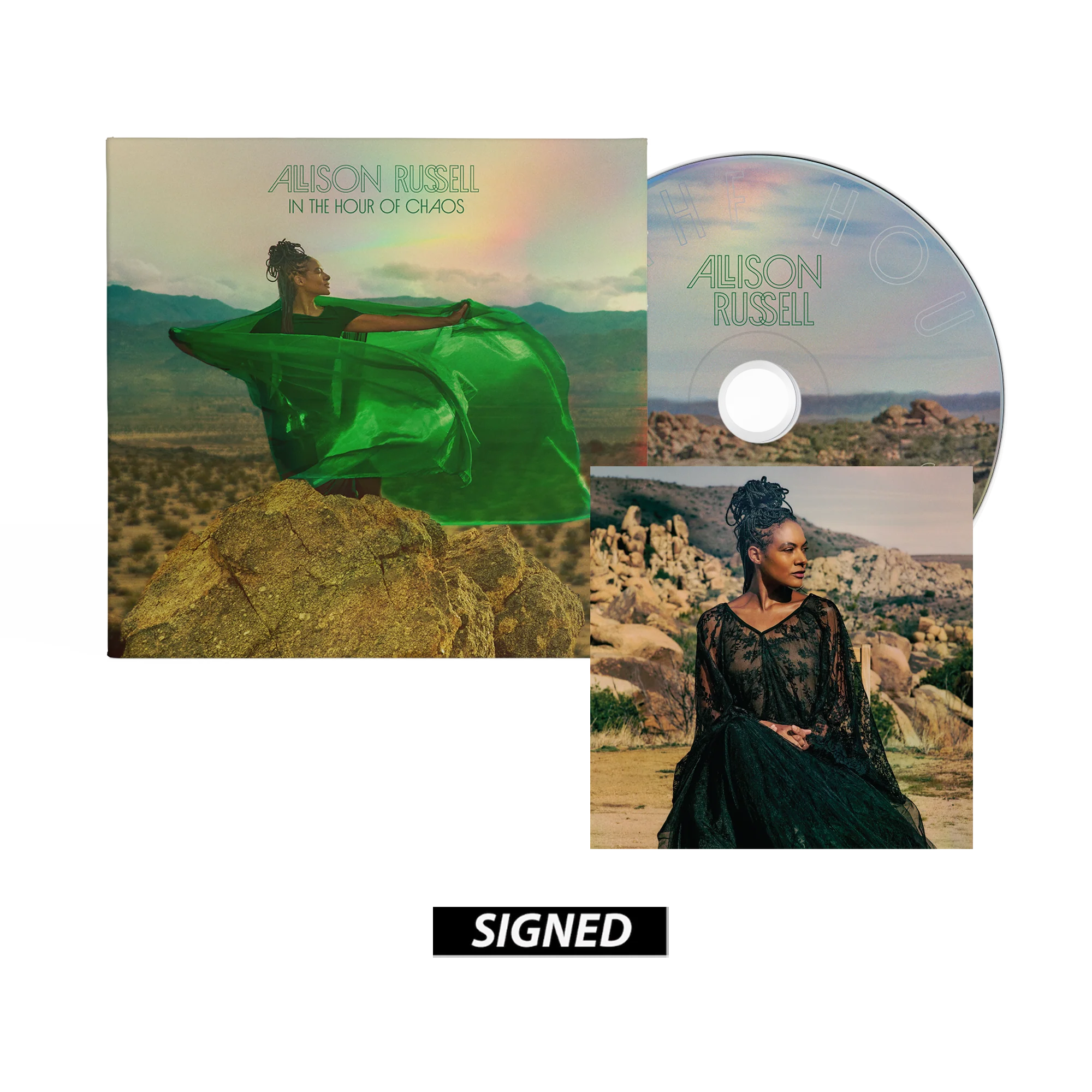 In The Hour Of Chaos - CD + Signed 5x5 Print