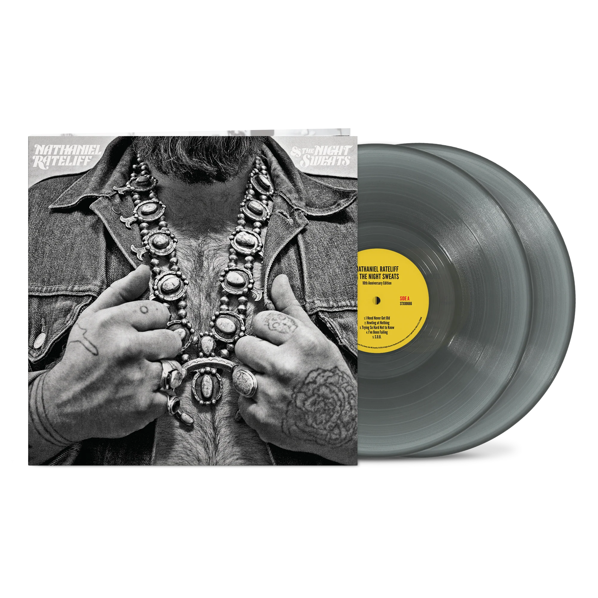 Nathaniel Rateliff & The Night Sweats (10th Anniversary) - Translucent Black Vinyl 2LP
